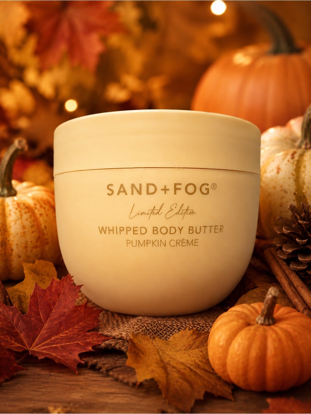 SAND+FOG Pumpkin Crème Whipped Body Butter